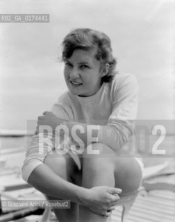 THE COUNTESS AND PRODUCER MARINA CICOGNA MAZZONI - ROME- 1951 © ARCHIVIO Graziano Arici/Rosebud2  / CINEMA / PRODUTTORE / NOBILI / CONTESSA