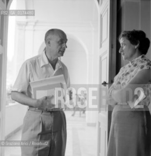 THE PHYSICIST ENRICO FERMI IN VARENNA - 1954  © ARCHIVIO Graziano Arici/Rosebud2  / SCIENZA / FISICO / PREMIO NOBEL