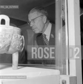 THE KING GUSTAVO OF SWEDEN IN VENICE - 1954 - © ARCHIVIO Graziano Arici/Rosebud2  / NOBILTA / RE