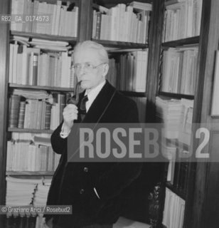 THE COMPOSER ILDEBRANDO PIZZETTI - VENICE - 1951 - © ARCHIVIO Graziano Arici/Rosebud2  / MUSICA / MUSICA CONTEMPORANEA / COMPOSITORE