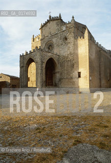 SICILIA  , ( TRAPANI ) ERICE  : CHIESA MATRICE    - © 2002 Graziano Arici/Rosebud2 / GEO /