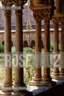 SICILIA  , (PALERMO) MONREALE : CHIOSTRO    - © 2002 Graziano Arici/Rosebud2 / GEO / ARCHITETTURA NORMANNA