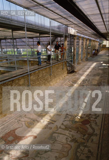 SICILIA  , (ENNA) PIAZZA ARMERINA : VILLA ROMANA DEL CASALE    - © 2002 Graziano Arici/Rosebud2 / GEO / ARCHEO / MOSAICI