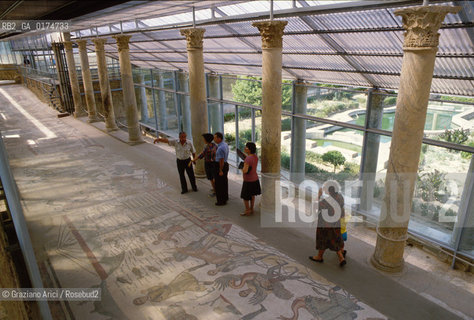 SICILIA  , (ENNA) PIAZZA ARMERINA : VILLA ROMANA DEL CASALE    - © 2002 Graziano Arici/Rosebud2 / GEO / ARCHEO / MOSAICI