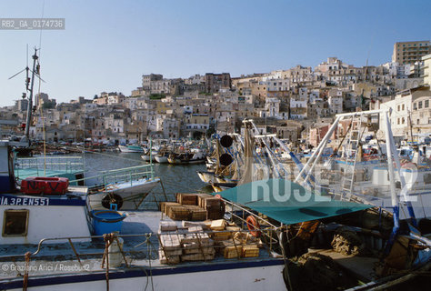 SICILIA  , (AGRIGENTO)  SCIACCA : IL PORTO  - © 2002 Graziano Arici/Rosebud2 / GEO / PESCA