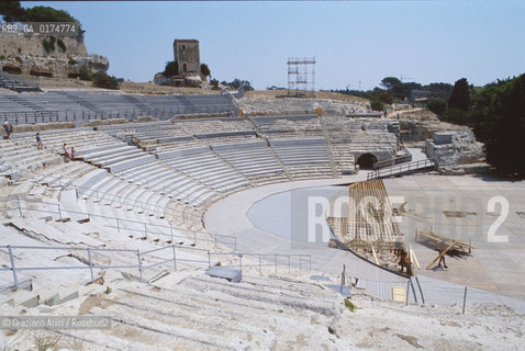 SICILIA  , SIRACUSA : TEATRO GRECO  - © 2002 Graziano Arici/Rosebud2 / GEO / ARCHEO