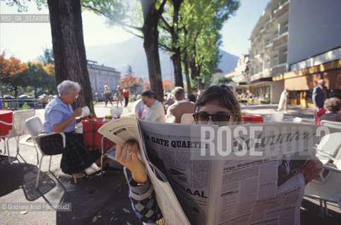 ALTO ADIGE (SUDTIROL), (BOLZANO), MERANO (MERAN) : LA PASSEGGIATA LUNGO PASSIRIO - © 2002 Graziano Arici/Rosebud2 / GEO