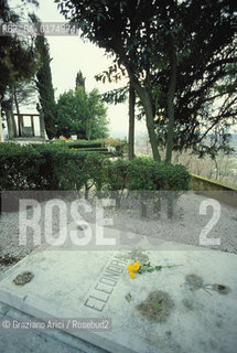 VENETO, ASOLO ( TREVISO) : TOMBA DI ELEONORA DUSE  © 2002 Graziano Arici/Rosebud2 / GEO / TEATRO