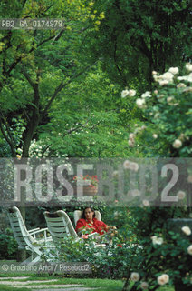 VENETO, ASOLO ( TREVISO) : HOTEL VILLA CIPRIANI -IL GIARDINO  -  © 2002 Graziano Arici/Rosebud2 / GEO / GASTRONOMIA