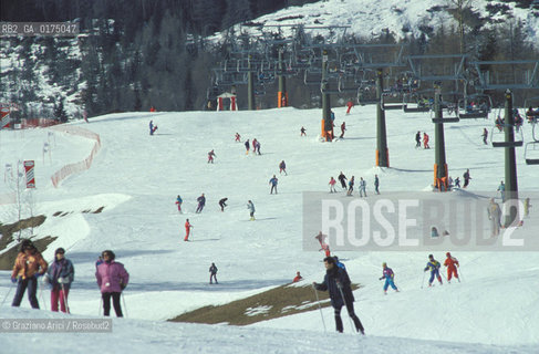 VENETO, CORTINA DAMPEZZO  (BELLUNO) : PISTE DA NEVE  -  © 2002 Graziano Arici/Rosebud2 / GEO / NEVE