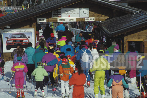 VENETO, CORTINA DAMPEZZO  (BELLUNO) : PISTE DA NEVE  -  © 2002 Graziano Arici/Rosebud2 / GEO / NEVE