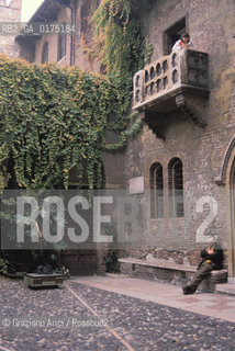 VENETO,VERONA :BALCONE  DI GIULIETTA  -  © 2002 Graziano Arici/Rosebud2 / GEO /