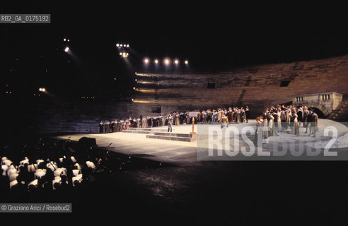 VENETO,VERONA :ARENA  -  © 2002 Graziano Arici/Rosebud2 / GEO / TEATRO