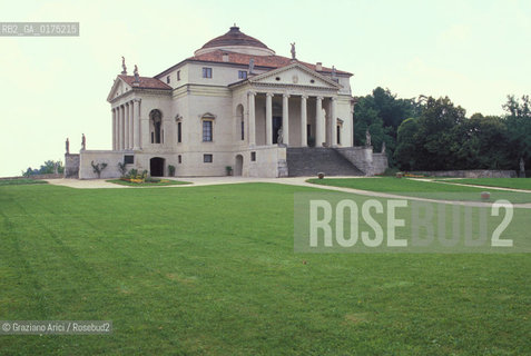VENETO, (VICENZA) :VILLA LA ROTONDA   -  © 2002 Graziano Arici/Rosebud2 / GEO / PALLADIO / SCAMOZZI / ARCHITETTURA