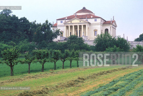 VENETO, (VICENZA) :VILLA LA ROTONDA   -  © 2002 Graziano Arici/Rosebud2 / GEO / PALLADIO / SCAMOZZI / ARCHITETTURA