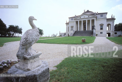 VENETO, (VICENZA) :VILLA LA ROTONDA   -  © 2002 Graziano Arici/Rosebud2 / GEO / PALLADIO / SCAMOZZI / ARCHITETTURA
