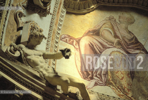 VENETO, (VICENZA) :VILLA LA ROTONDA   -  © 2002 Graziano Arici/Rosebud2 / GEO / PALLADIO / SCAMOZZI / ARCHITETTURA