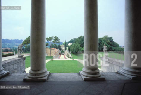 VENETO, (VICENZA) :VILLA LA ROTONDA   -  © 2002 Graziano Arici/Rosebud2 / GEO / PALLADIO / SCAMOZZI / ARCHITETTURA