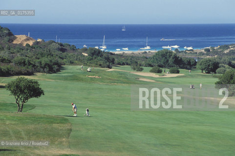 SARDEGNA, COSTA SMERALDA :  PORTO CERVO . GOLF CLUB PEVERO (SASSARI)  © 2002 Graziano Arici/Rosebud2 / GEO / MARE / SPORT