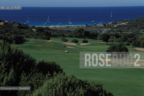 SARDEGNA, COSTA SMERALDA :  PORTO CERVO . GOLF CLUB PEVERO (SASSARI)  © 2002 Graziano Arici/Rosebud2 / GEO / MARE / SPORT