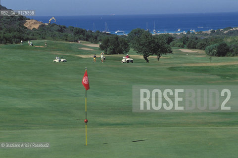 SARDEGNA, COSTA SMERALDA :  PORTO CERVO . GOLF CLUB PEVERO (SASSARI)  © 2002 Graziano Arici/Rosebud2 / GEO / MARE / SPORT