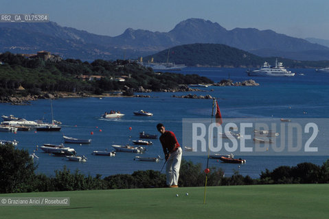SARDEGNA, COSTA SMERALDA :  PORTO CERVO . GOLF CLUB PEVERO (SASSARI)  © 2002 Graziano Arici/Rosebud2 / GEO / MARE / SPORT