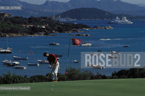 SARDEGNA, COSTA SMERALDA :  PORTO CERVO . GOLF CLUB PEVERO (SASSARI)  © 2002 Graziano Arici/Rosebud2 / GEO / MARE / SPORT