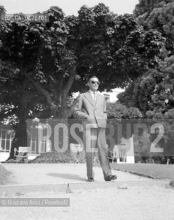 THE PIANIST ALEXANDRE BRAILOWSKI - LAUSANNE - 1947 - © ARCHIVIO Graziano Arici/Rosebud2  / MUSICA / PIANISTA