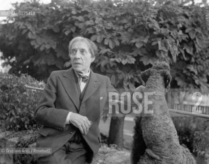 THE PIANIST ALFREDO CORTOT - LAUSANNE - 1948 - © ARCHIVIO Graziano Arici/Rosebud2  / MUSICA / PIANISTA