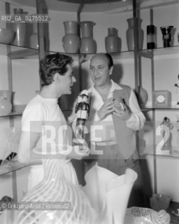 THE GLASS BUSINESSMAN PAOLO VENINI - VENICE - 1953 - © ARCHIVIO Graziano Arici/Rosebud2  / IMPRENDITORE / ECONOMIA