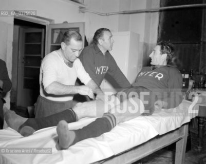 THE FOOTBALLPLAYER SERGE FHAAS WILCKES - MILAN - 1950 © ARCHIVIO Graziano Arici/Rosebud2  / SPORT / CALCIATORE