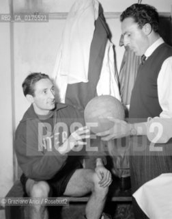 THE FOOTBALLPLAYER SERGE FHAAS WILCKES - MILAN - 1950 © ARCHIVIO Graziano Arici/Rosebud2  / SPORT / CALCIATORE