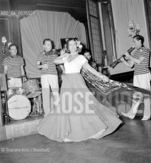 THE ACTRESS SIRENA ADJEMOVAS - VENICE - 1954 © ARCHIVIO Graziano Arici/Rosebud2  / CINEMA / ATTRICE