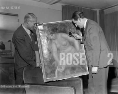 THE ART CRITIC BERENHEIM IN PARIS - 1948 - © ARCHIVIO Graziano Arici/Rosebud2  / ARTE / CRITICO DARTE