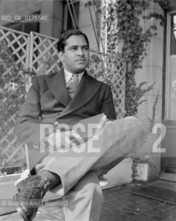 THE MARAJA OF BUNDI IN LAUSANNE ( SWITZERLAND ) -  1949 - © ARCHIVIO Graziano Arici/Rosebud2  /NOBILTA / MARAJA / POLITICA