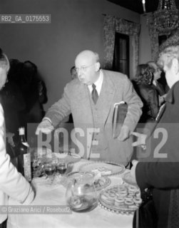 THE PLAYWRIGHT CYRIL CONNOLLY - VENICE  - 1952  © ARCHIVIO Graziano Arici/Rosebud2  / COMMEDIOGRAFO / TEATRO