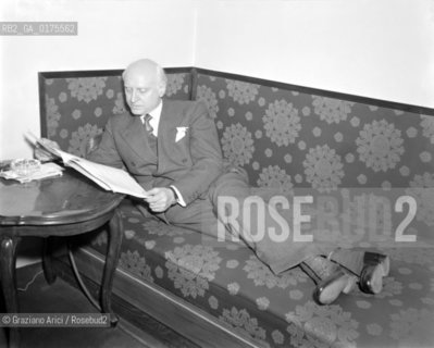 THE CONDUCTOR VICTOR DE SABATA AT LA SCALA THEATRE IN MILAN  - 1950 - © ARCHIVIO Graziano Arici/Rosebud2  / MUSICA / DIRETTORE DORCHESTRA