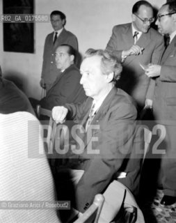 THE COMPOSER ARTHUR HONEGGER  - 1942 - VENICE © ARCHIVIO Graziano Arici/Rosebud2  / MUSICA / COMPOSITORE / MUSICA CONTEMPORANEA