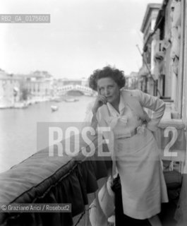 THE COUNTESS ANNA MARIA VOLPI LACLOCHE - VENICE- 1948 © ARCHIVIO Graziano Arici/Rosebud2  / CONTESSA / NOBILTA