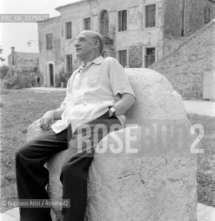 THE CONDUCTOR DIMITRI MITROPOULOS IN TORCELLO ( VENICE ) - 1954 - © ARCHIVIO Graziano Arici/Rosebud2  / MUSICA / MUSICA CLASSICA CONTEMPORANEA / DIRETTORE DORCHESTRA