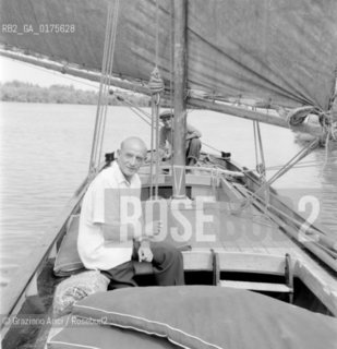 THE CONDUCTOR DIMITRI MITROPOULOS IN TORCELLO ( VENICE ) - 1954 - © ARCHIVIO Graziano Arici/Rosebud2  / MUSICA / MUSICA CLASSICA CONTEMPORANEA / DIRETTORE DORCHESTRA