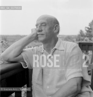 THE CONDUCTOR DIMITRI MITROPOULOS IN TORCELLO ( VENICE ) - 1954 - © ARCHIVIO Graziano Arici/Rosebud2  / MUSICA / MUSICA CLASSICA CONTEMPORANEA / DIRETTORE DORCHESTRA