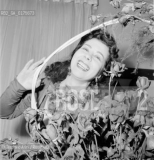 THE OPERA SINGER GIULIETTA SIMIONATO AT LA FENICE THEATRE IN VENICE - 1957 - © ARCHIVIO Graziano Arici/Rosebud2  / MUSICA LIRICA / CANTANTE LIRICO / TEATRO /  LA FORZA DEL DESTINO DI G. VERDI