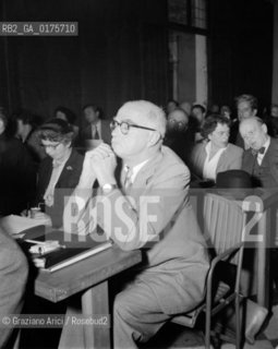 THE PLAYWRIGHT THORNTON NIVEN WILDER IN VENICE   - 1952  © ARCHIVIO Graziano Arici/Rosebud2  / COMMEDIOGRAFO / TEATRO