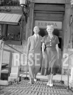 MISTER JAMES D. ZELLERBACH - VENICE- 195? © ARCHIVIO Graziano Arici/Rosebud2  / VARIE