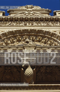 PUGLIA  ,  LECCE  :  CHIESA S.CROCE   - © 2002 Graziano Arici/Rosebud2 / GEO / ARCHITETTURA / BAROCCO
