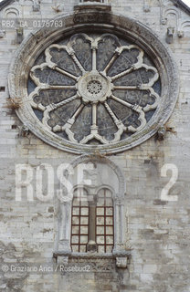 PUGLIA  ,  ( FOGGIA )   TROIA : LA CATTEDRALE  - © 2002 Graziano Arici/Rosebud2 / GEO / ARCHITETTURA / ROMANICO / ROSONE