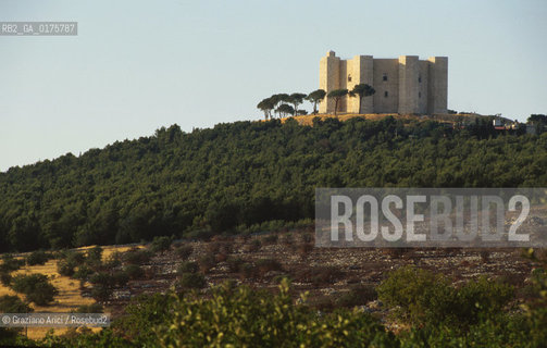 PUGLIA  ,  ( BARI)   ANDRIA  : CASTEL DEL MONTE - © 2002 Graziano Arici/Rosebud2 / GEO / ARCHITETTURA / CASTELLO /