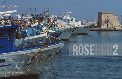 PUGLIA  ,  ( BARI)   ANDRIA  : TRANI - IL PORTO  - © 2002 Graziano Arici/Rosebud2 / GEO / PESCA