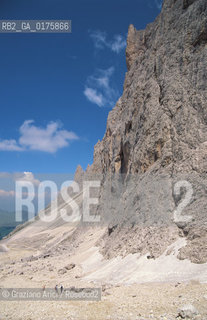 TRENTINO , (TRENTO) : FORCELLA DEL SASSOLUNGO  - © 2002 Graziano Arici/Rosebud2 / GEO / MONTAGNA